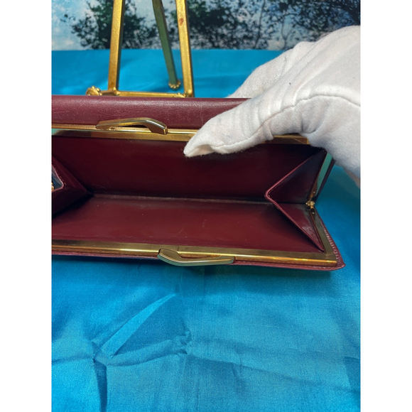 Cartier Burgundy Leather Wallet full size beautiful - Picture 5 of 12